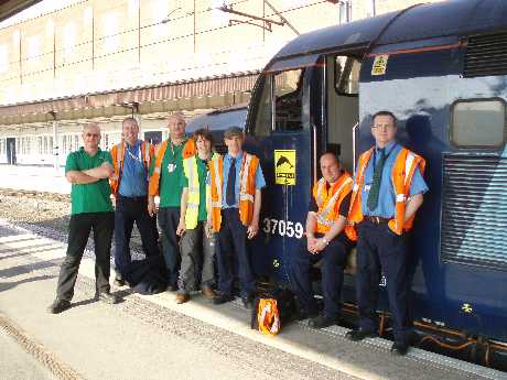 SOME OF THE 12D RAILTOURS & DRS CREW